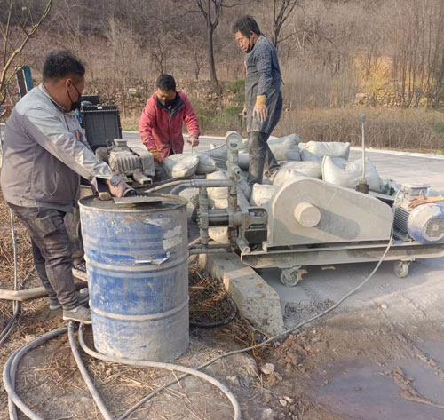 莱西路面下沉注浆